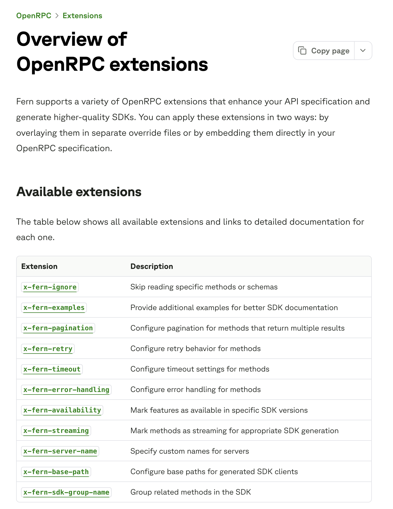 How the new overview page looks